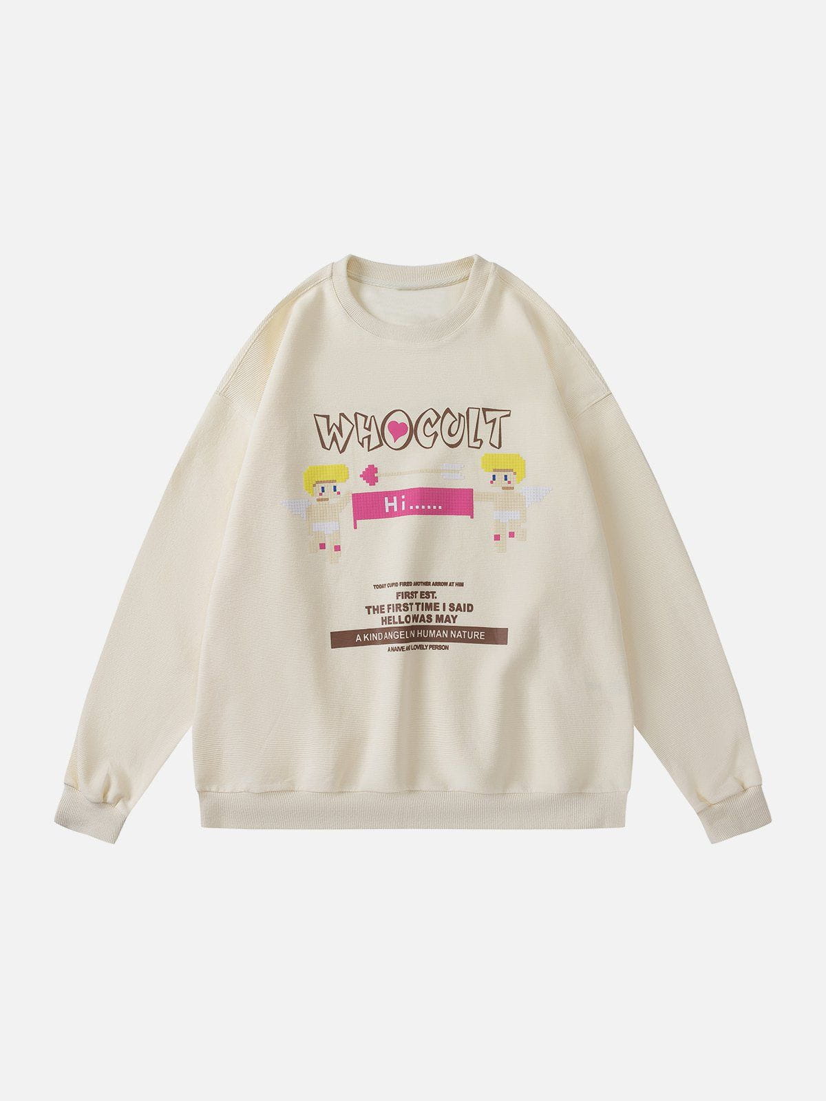 Eprezzy® - Letter Printed Cute Sweatshirt Streetwear Fashion - eprezzy.com