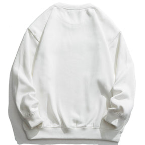 Eprezzy® - Letter Stamped Sweatshirt Streetwear Fashion - eprezzy.com