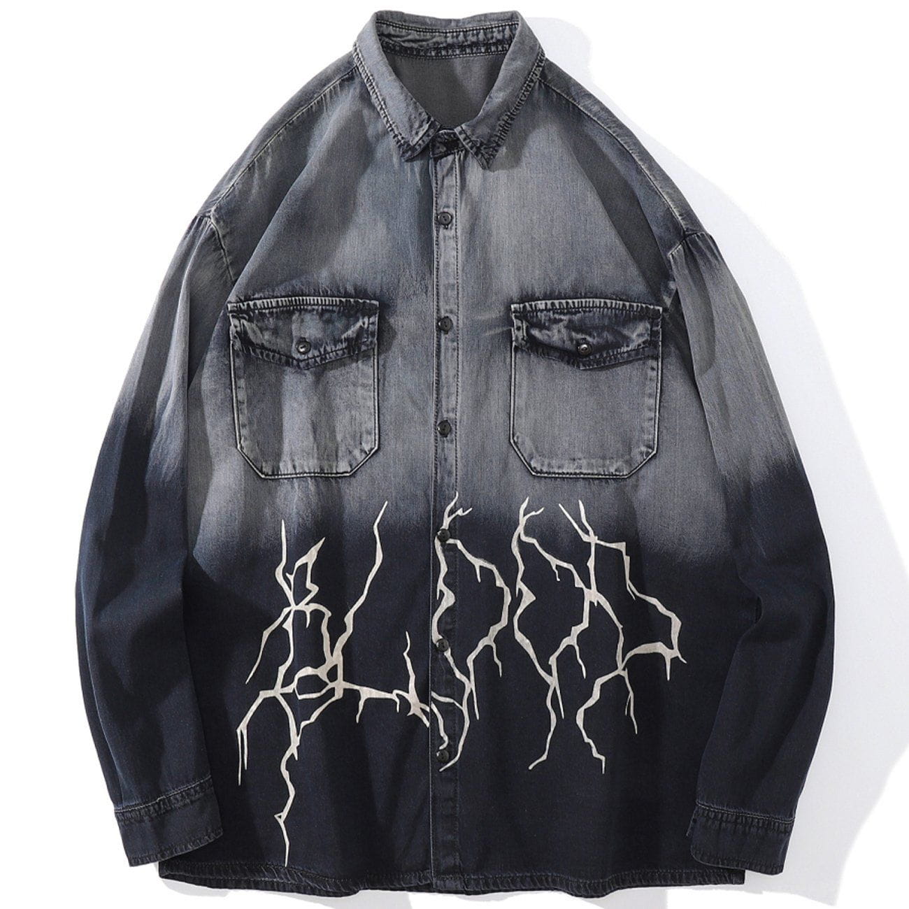 Eprezzy® - Lightning Gradient Jacket Streetwear Fashion - eprezzy.com
