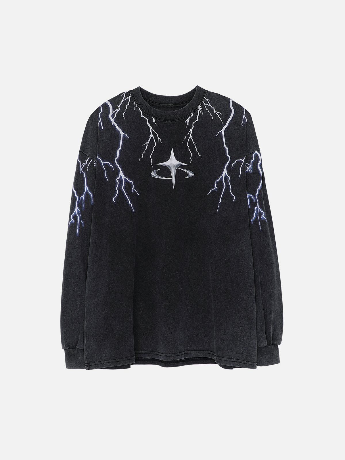 Eprezzy® - Lightning Print Sweatshirt Streetwear Fashion - eprezzy.com