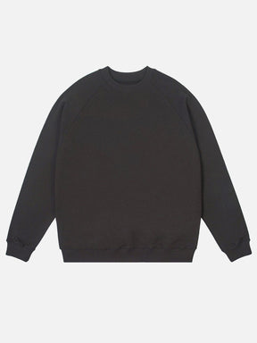 Eprezzy® - Loose Raglan Neck Sweatshirt Streetwear Fashion - eprezzy.com