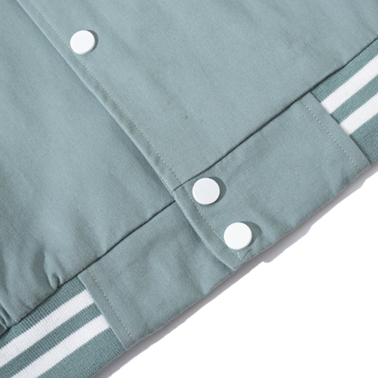 Eprezzy® - Love Pattern Towel Embroidery Varsity Jacket Streetwear Fashion - eprezzy.com