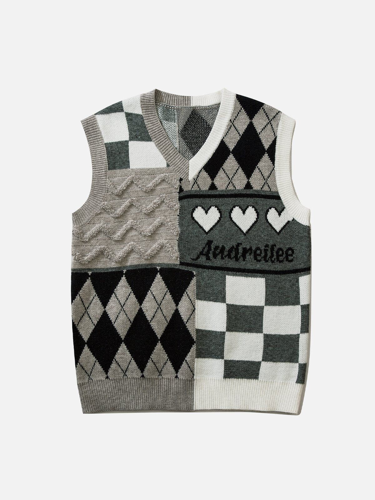 Eprezzy® - Love Weaving Layering Style Sweater Vest Streetwear Fashion - eprezzy.com