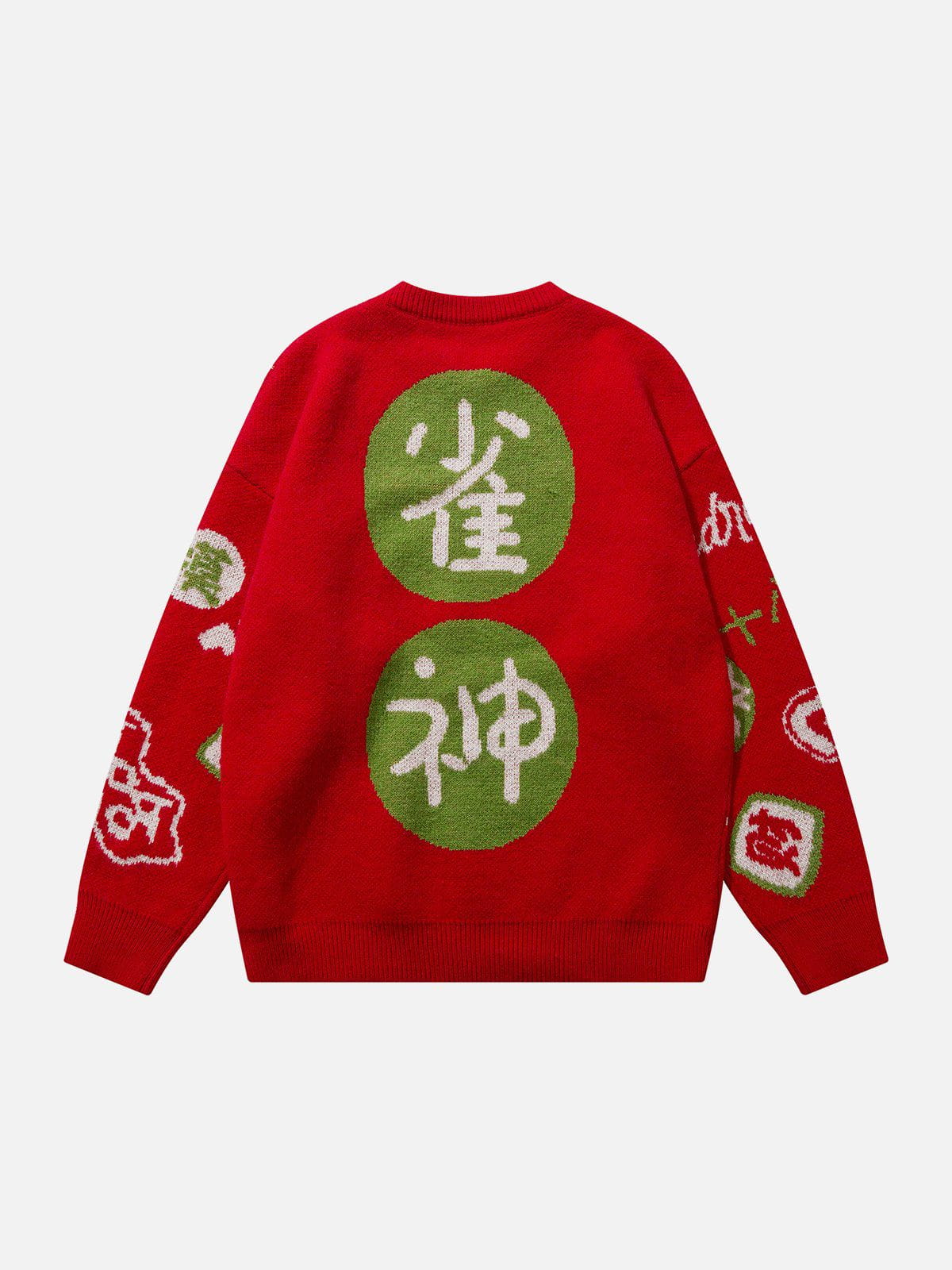 Eprezzy® - Mahjong Embroidery Sweater Streetwear Fashion - eprezzy.com
