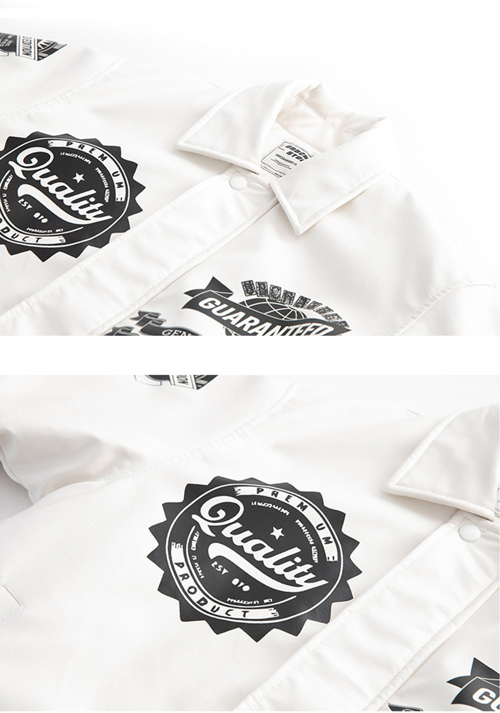Eprezzy® - Motorcycles White Jacket Streetwear Fashion - eprezzy.com