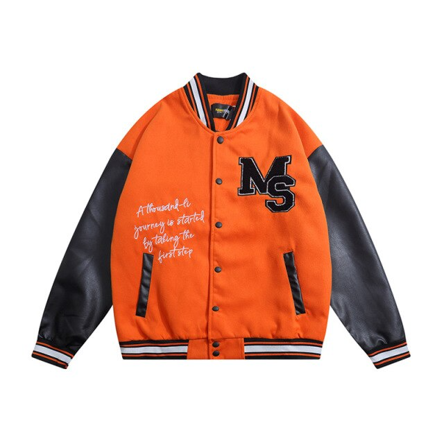 Eprezzy® - Mucous Orange Jacket Streetwear Fashion - eprezzy.com