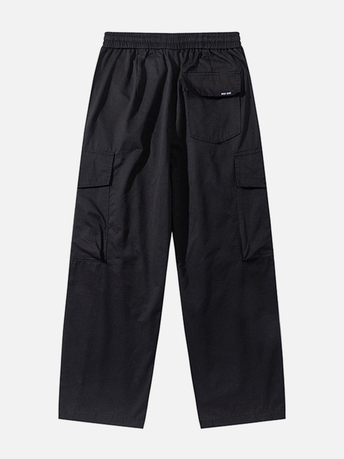 Eprezzy® - Multi-Pocket Straight Cargo Pants Streetwear Fashion - eprezzy.com