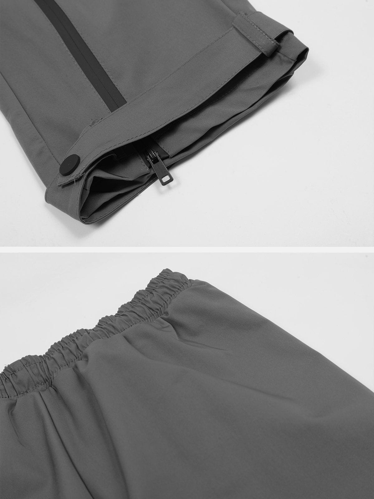 Eprezzy® - Multi Pocket Zipper Design Cargo Pants Streetwear Fashion - eprezzy.com