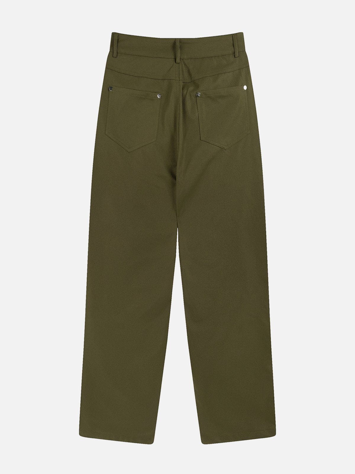 Eprezzy® - Multiple Pockets Zipper Cargo Pants Streetwear Fashion - eprezzy.com