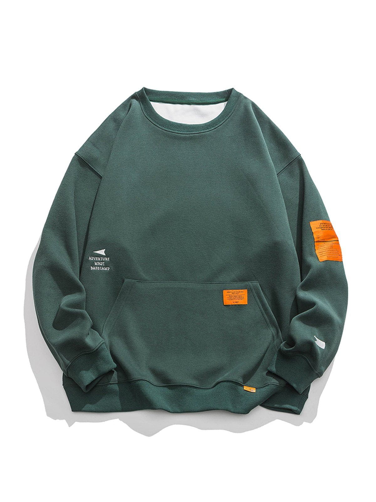 Eprezzy® - Orange Labeled Sweatshirt Streetwear Fashion - eprezzy.com