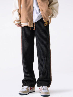 Eprezzy® - Patchwork Corduroy Sweatpants Streetwear Fashion - eprezzy.com
