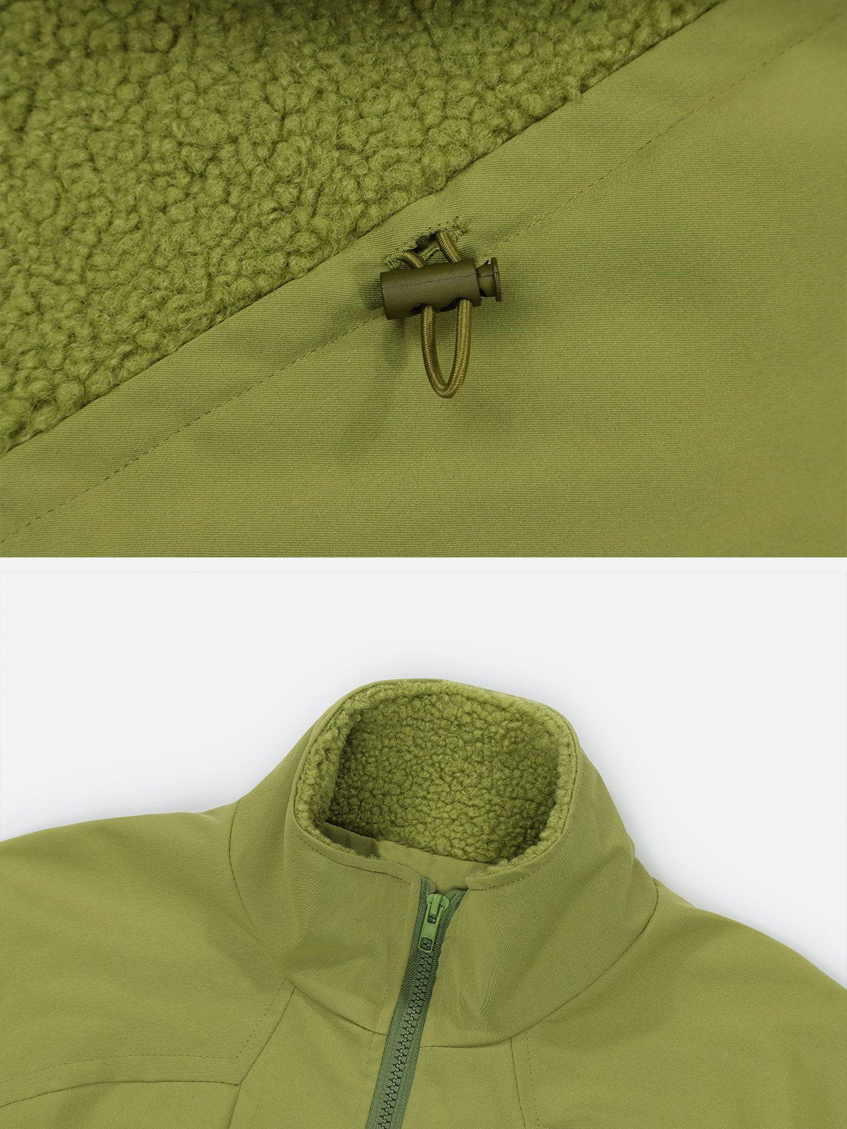 Eprezzy® - Patchwork Labeling Sherpa Jacket Streetwear Fashion - eprezzy.com