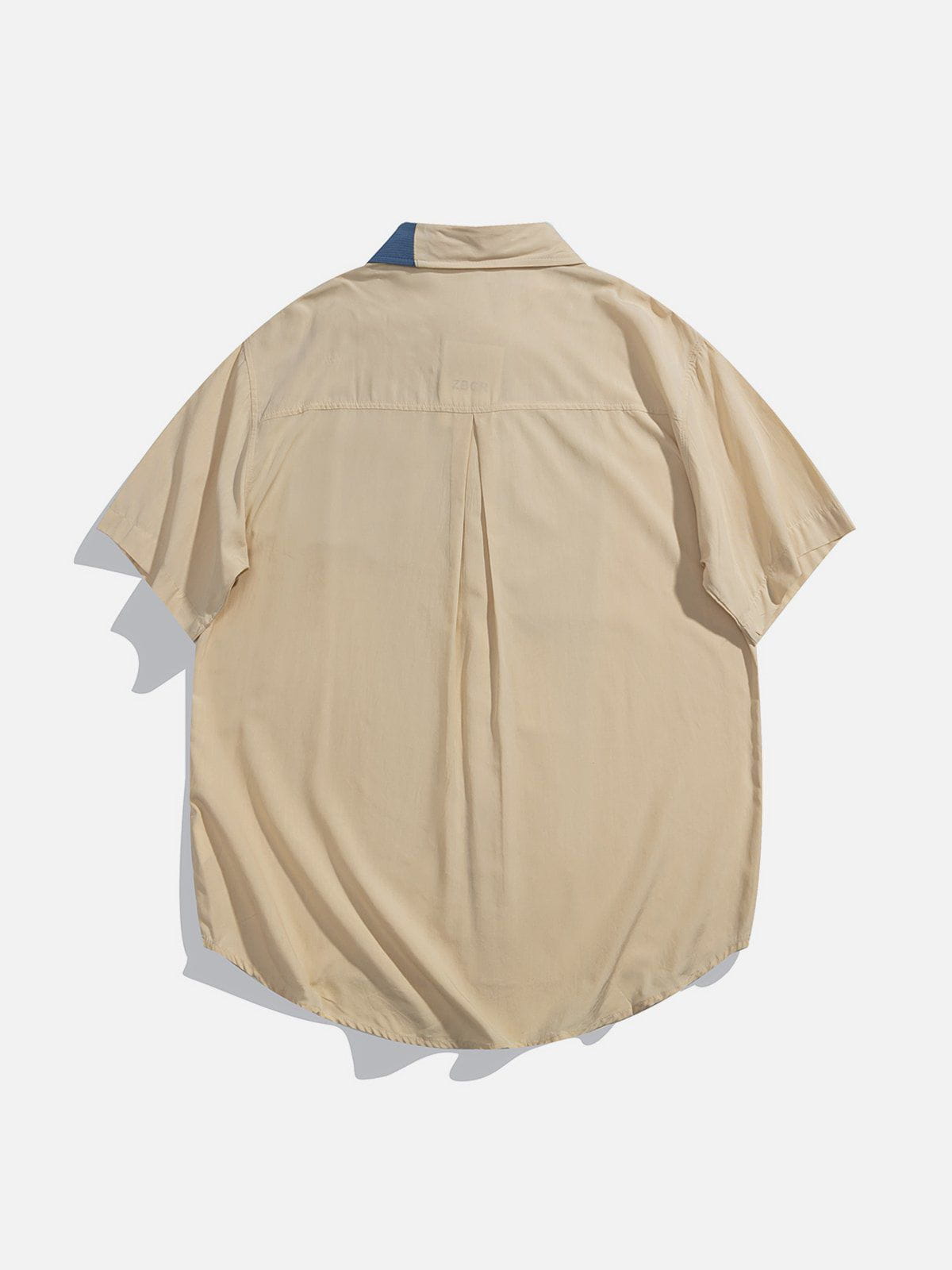 Eprezzy® - Patchwork Short Sleeve Shirt Streetwear Fashion - eprezzy.com