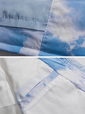 Eprezzy® - Patchwork Tie Dye Print Winter Coat Streetwear Fashion - eprezzy.com