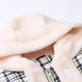 Eprezzy® - Plaid Patchwork Winter Coat Streetwear Fashion - eprezzy.com
