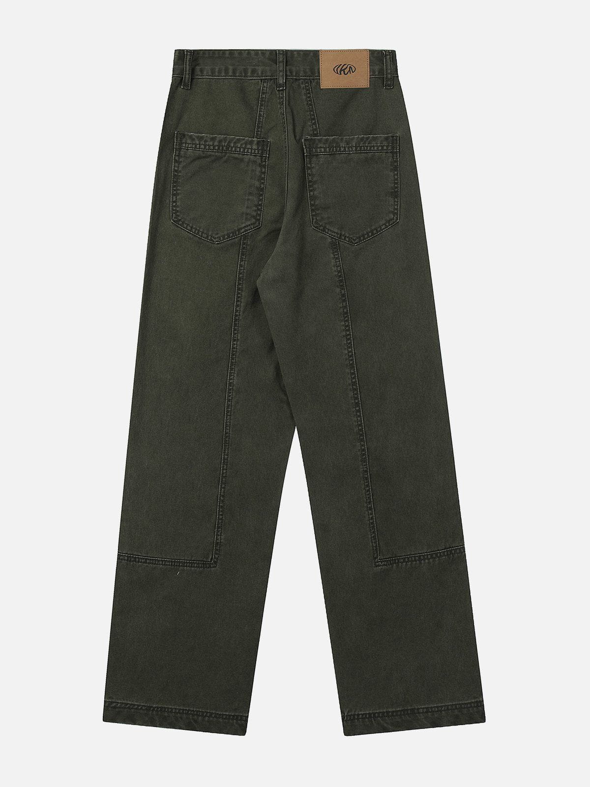 Eprezzy® - Pocket Patchwork Cargo Pants Streetwear Fashion - eprezzy.com
