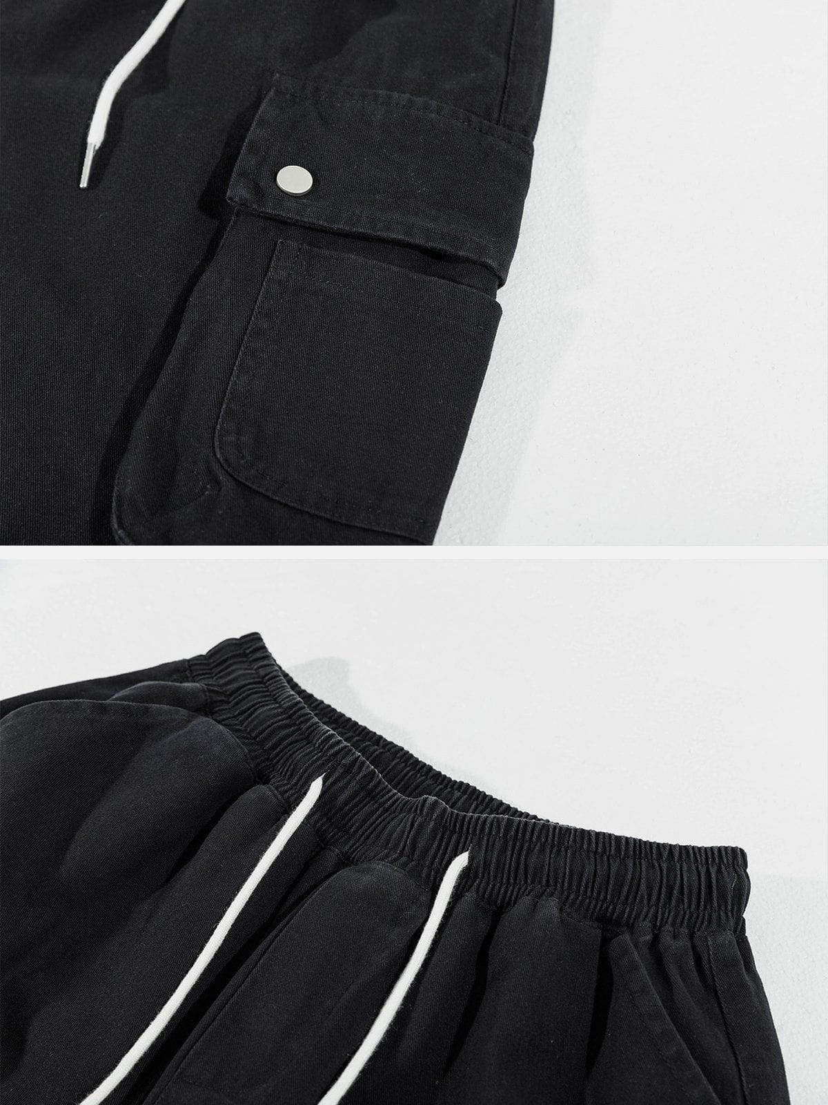 Eprezzy® - Pocket Patchwork Shorts Streetwear Fashion - eprezzy.com