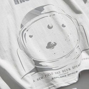 Eprezzy® - Pure Cotton Astronaut Space Print Graphic Tee Streetwear Fashion - eprezzy.com