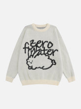 Eprezzy® - Rabbit Jacquard Mink-effect Knit Sweater Streetwear Fashion - eprezzy.com