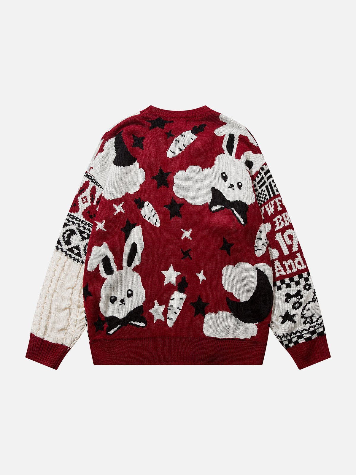 Eprezzy® - Rabbit Jacquard Sweater Streetwear Fashion - eprezzy.com