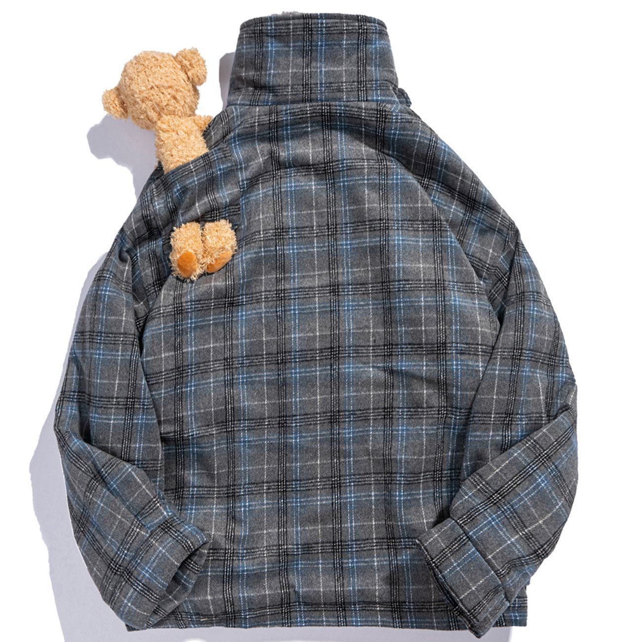 Eprezzy® - Removable Bear Doll Winter Coat Streetwear Fashion - eprezzy.com