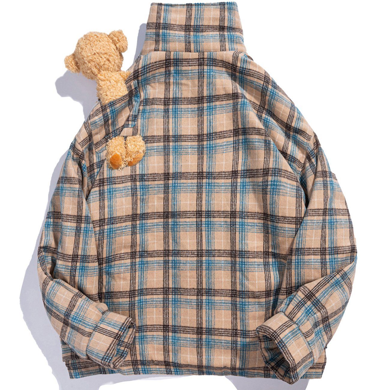Eprezzy® - Removable Bear Doll Winter Coat Streetwear Fashion - eprezzy.com