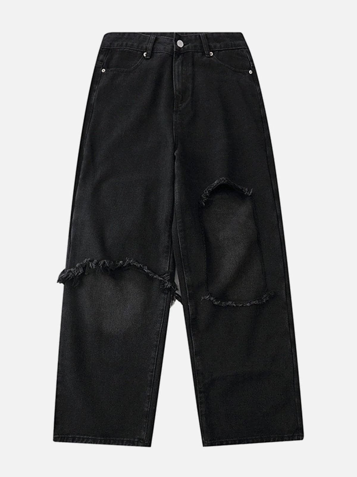 Eprezzy® - Ripped Stitched Jeans Streetwear Fashion - eprezzy.com