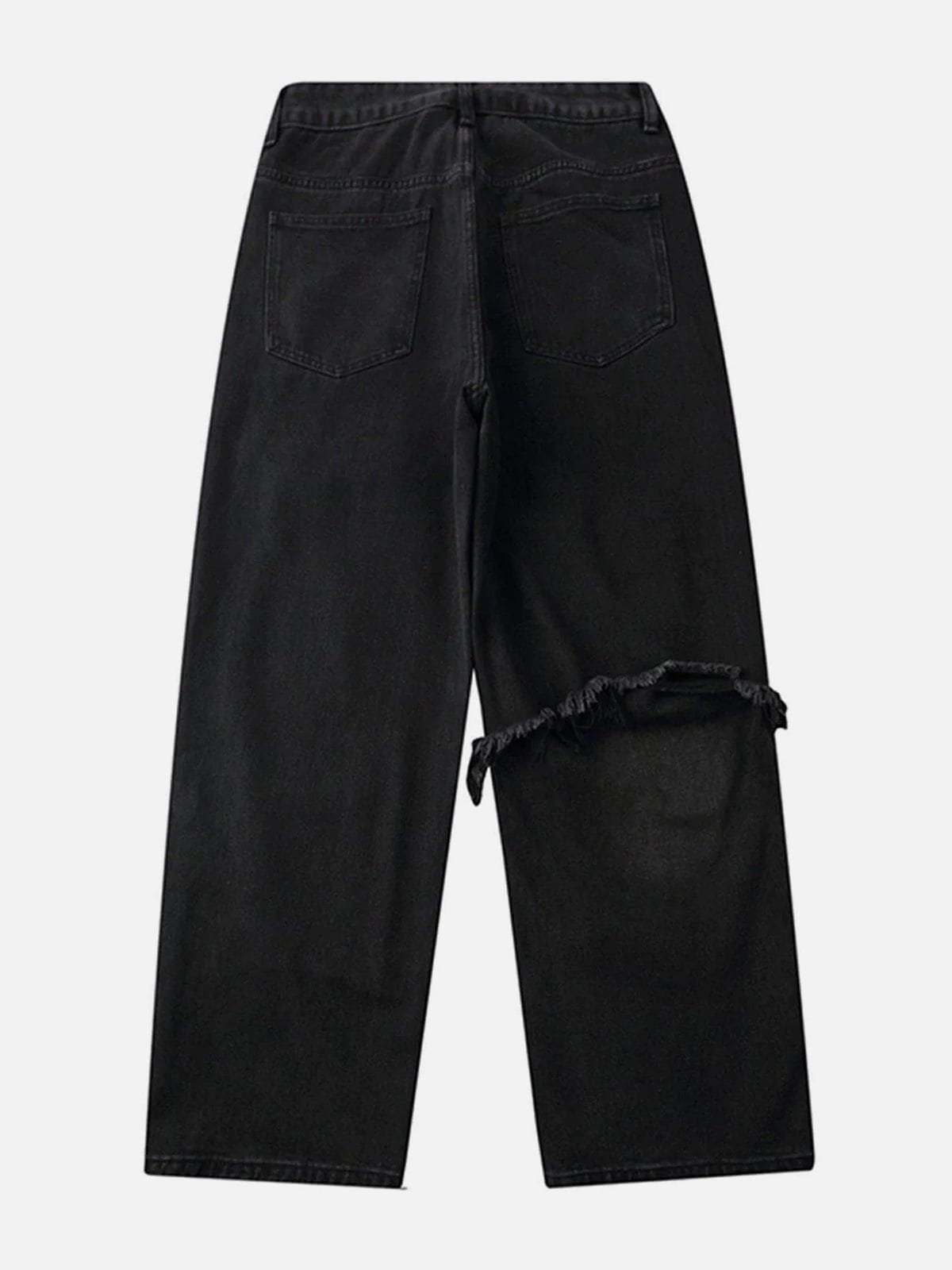 Eprezzy® - Ripped Stitched Jeans Streetwear Fashion - eprezzy.com