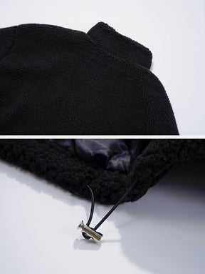 Eprezzy® - STREAM Embroidered Sherpa Jacket Streetwear Fashion - eprezzy.com
