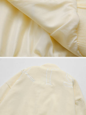 Eprezzy® - Sequin Embroidered Print Jacket Streetwear Fashion - eprezzy.com