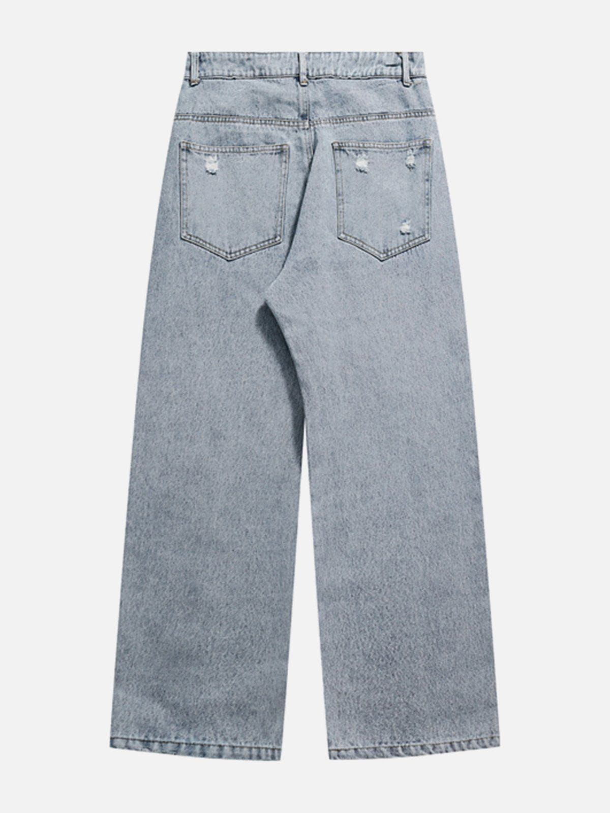 Eprezzy® - Shredded Raw Jeans Streetwear Fashion - eprezzy.com