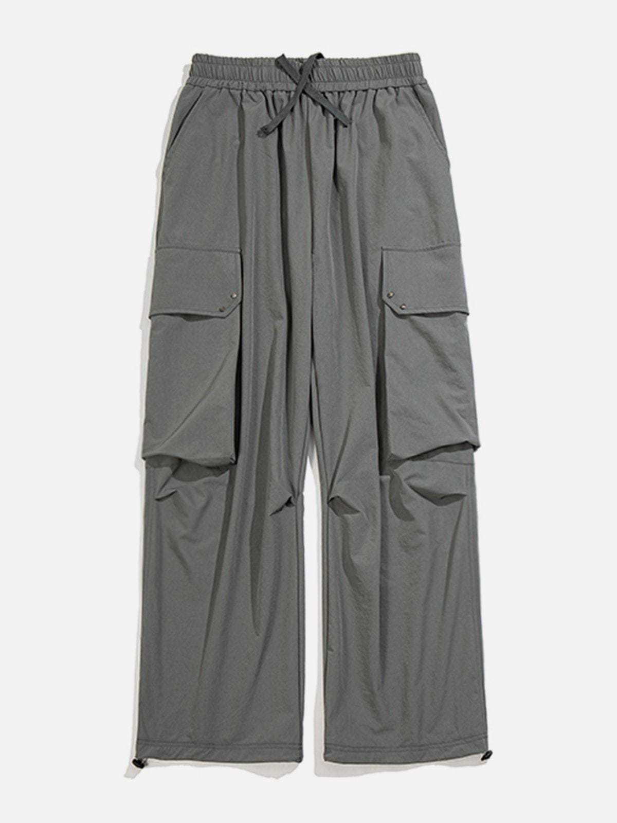 Eprezzy® - Side Pockets Solid Colour Cargo Pants Streetwear Fashion - eprezzy.com