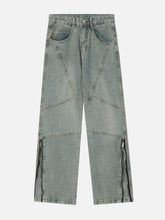Eprezzy® - Side Zippers Jeans Streetwear Fashion - eprezzy.com
