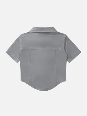 Eprezzy® - Simple Short Short Sleeve Shirt Streetwear Fashion - eprezzy.com
