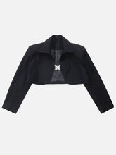 Eprezzy® - Small Blazer Belted Jacket Streetwear Fashion - eprezzy.com