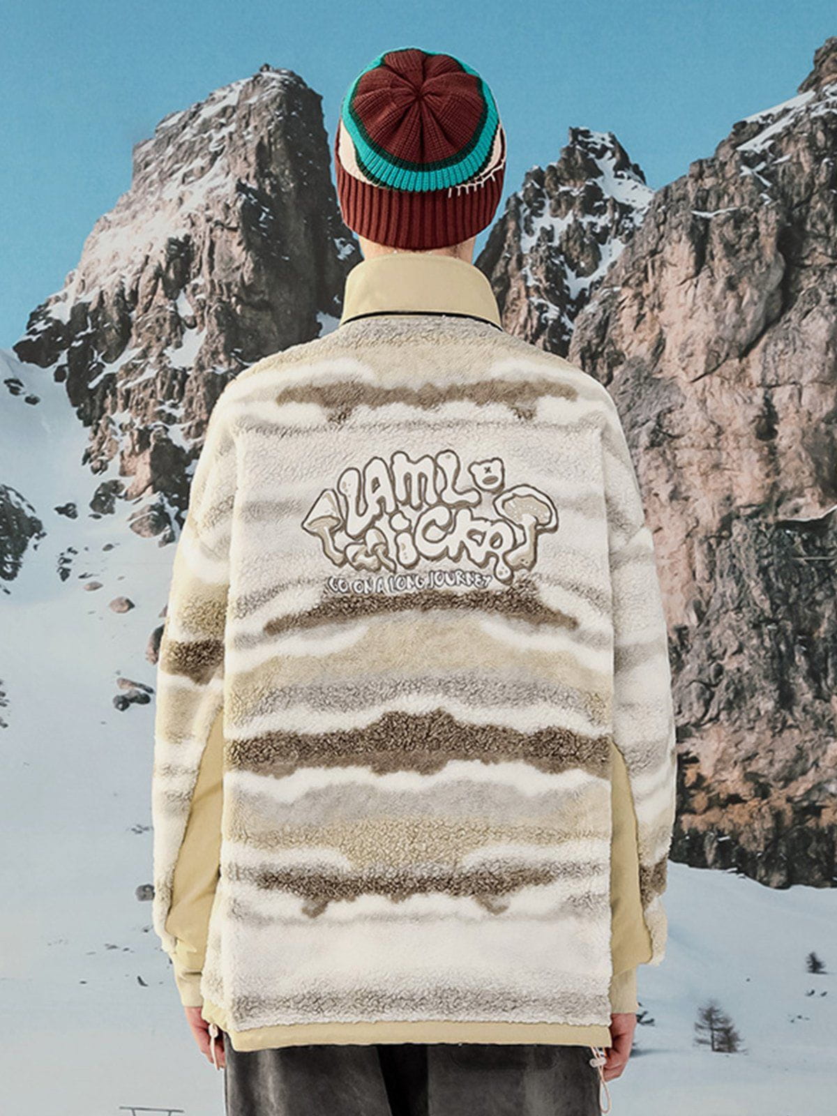 Eprezzy® - Snow Mountain Tie Dye Sweatshirt Streetwear Fashion - eprezzy.com