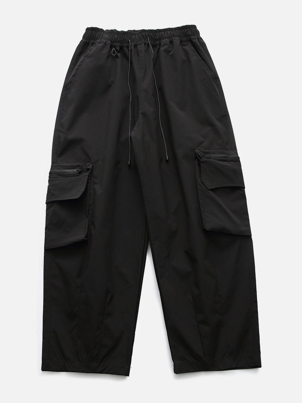 Eprezzy® - Solid Big Pocket Cargo Pants Streetwear Fashion - eprezzy.com