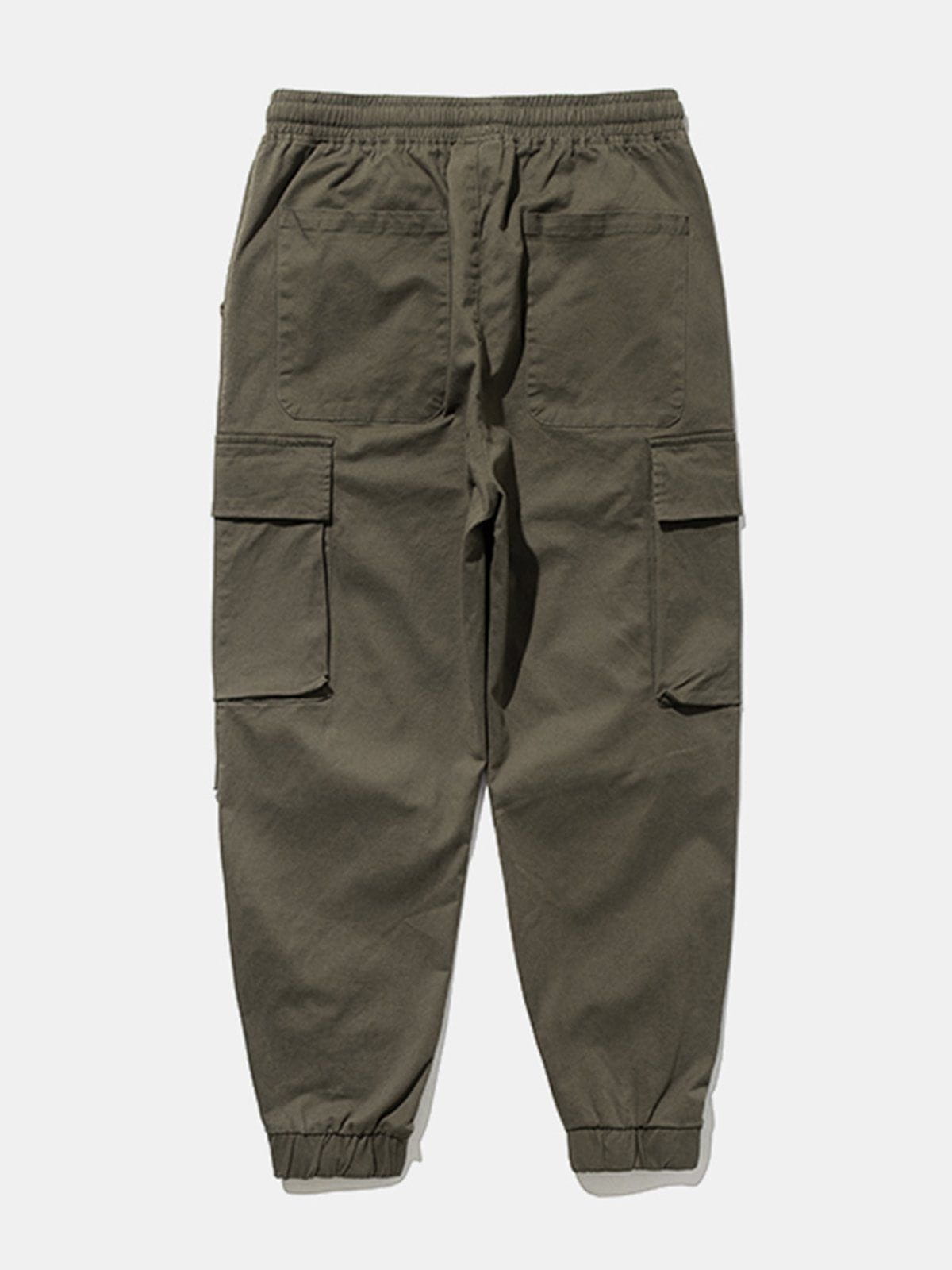 Eprezzy® - Solid Color Casual Cargo Pants Streetwear Fashion - eprezzy.com