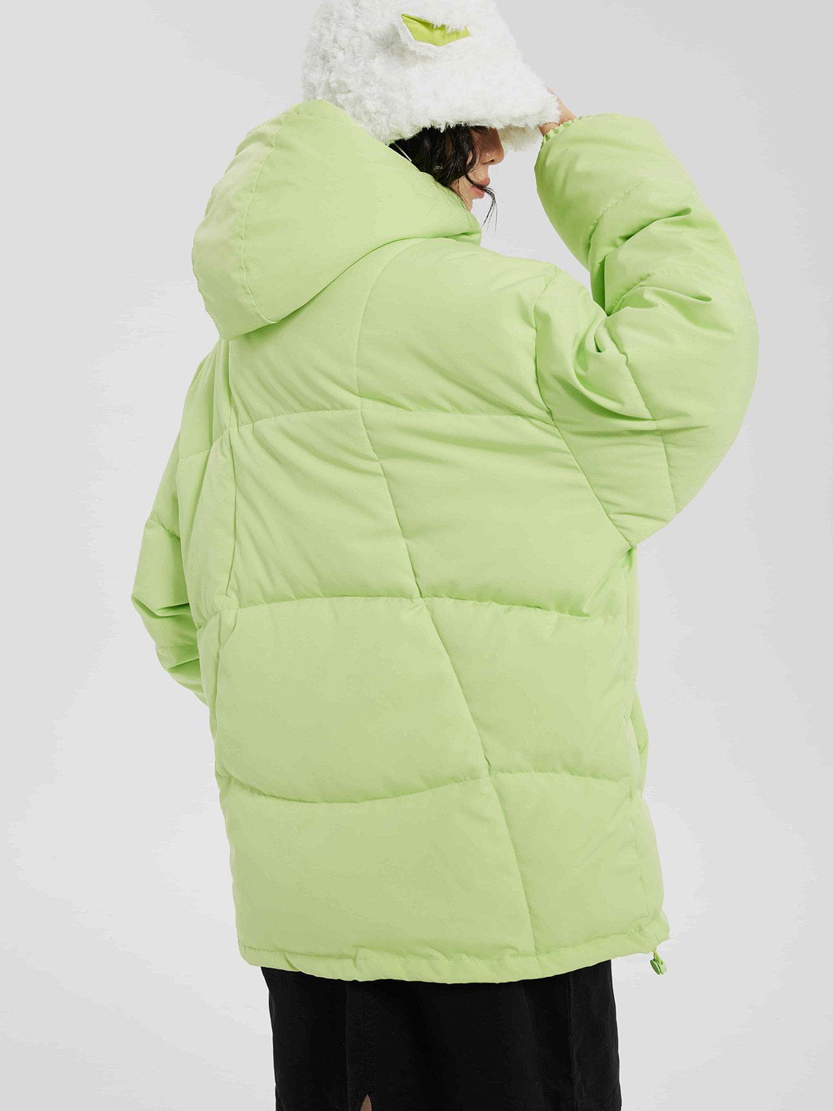 Eprezzy® - Solid Color Detachable Cap Winter Coat Streetwear Fashion - eprezzy.com