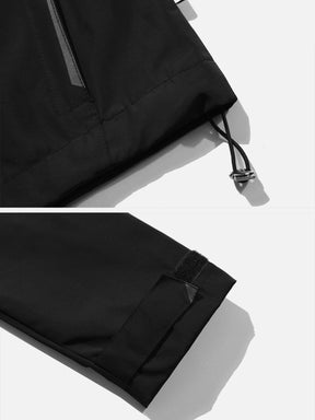 Eprezzy® - Solid Color Drawstring Jacket Streetwear Fashion - eprezzy.com