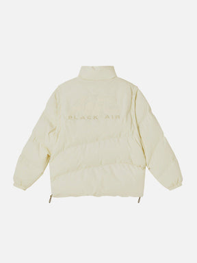 Eprezzy® - Solid Color Patchwork Winter Coat Streetwear Fashion - eprezzy.com