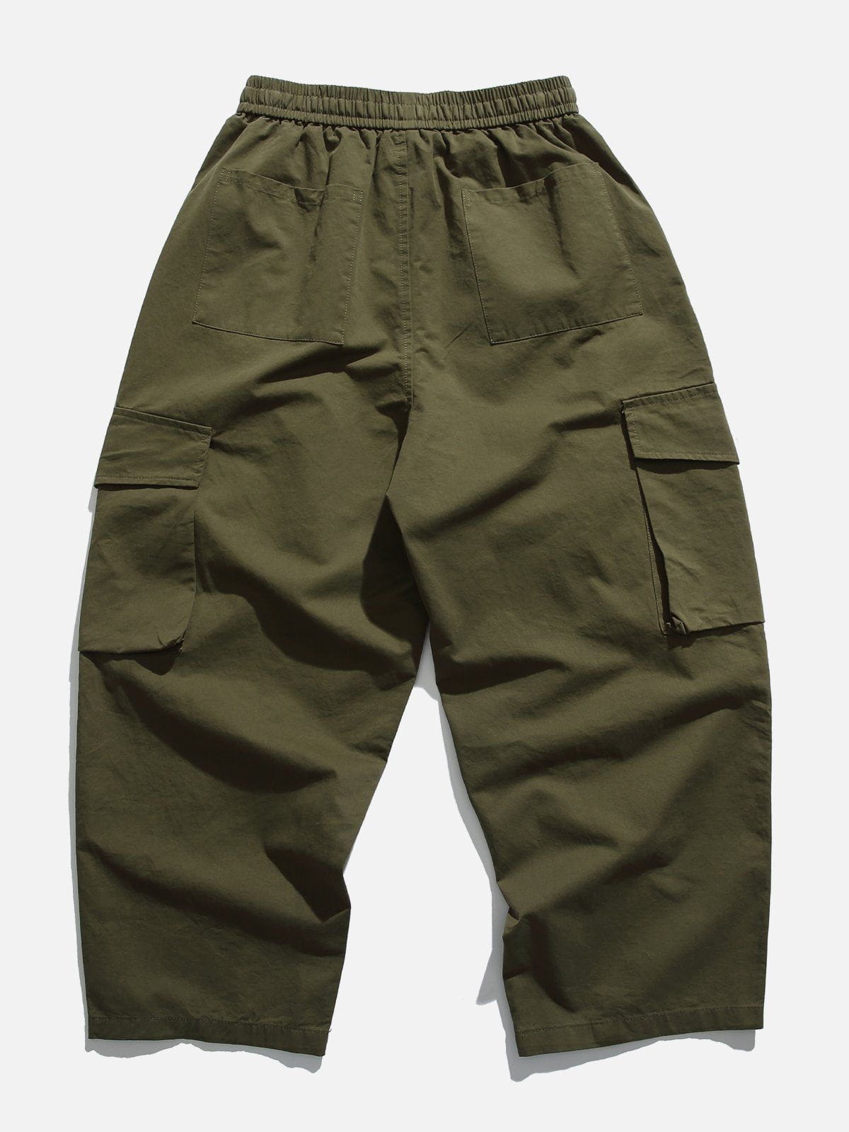 Eprezzy® - Solid Color Pocket Cargo Pants Streetwear Fashion - eprezzy.com