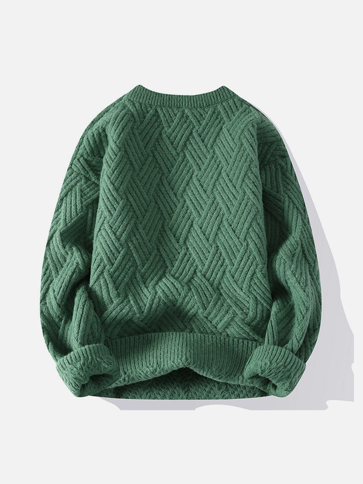 Eprezzy® - Solid Color Weave Cozy Sweater Streetwear Fashion - eprezzy.com