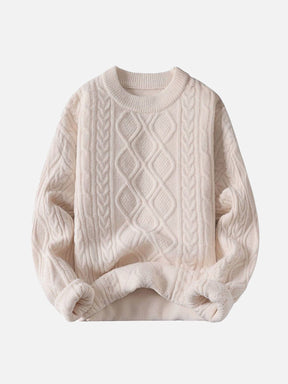Eprezzy® - Solid Color Weave Cozy Sweater Streetwear Fashion - eprezzy.com