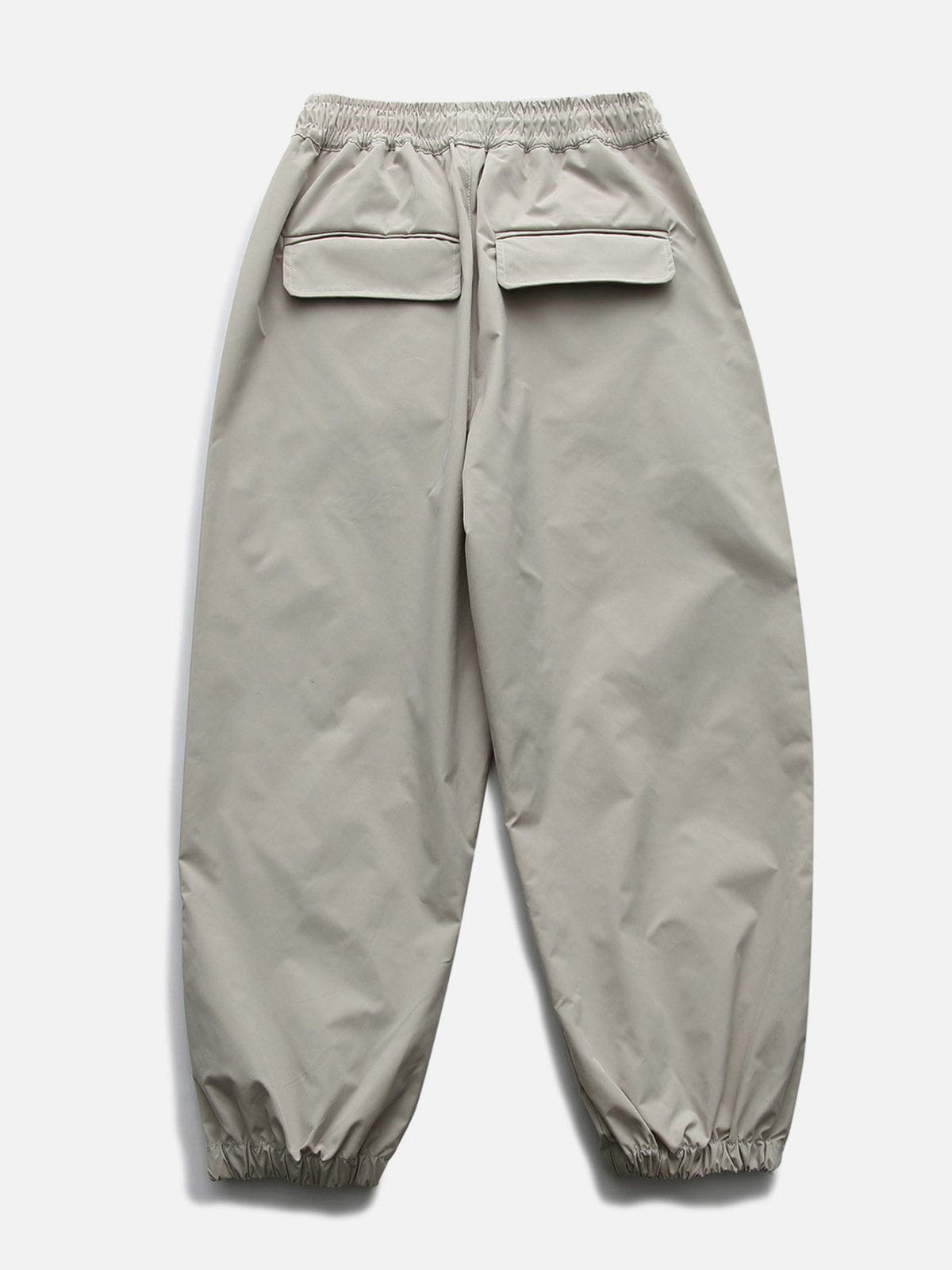 Eprezzy® - Solid Drawstring Cargo Pants Streetwear Fashion - eprezzy.com