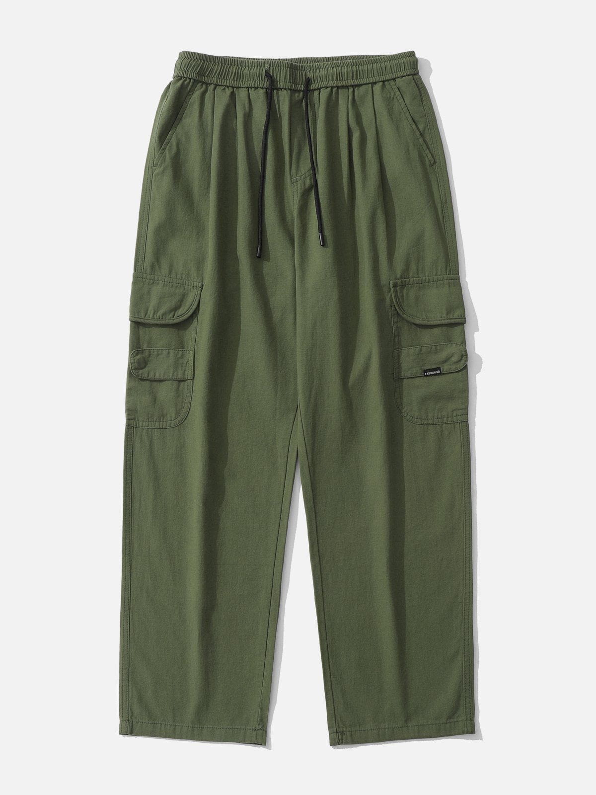 Eprezzy® - Solid Large Multi-Pocket Cargo Pants Streetwear Fashion - eprezzy.com