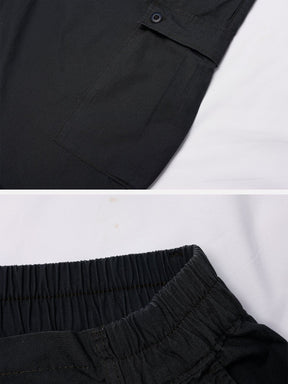 Eprezzy® - Solid Large Pocket Pants Streetwear Fashion - eprezzy.com