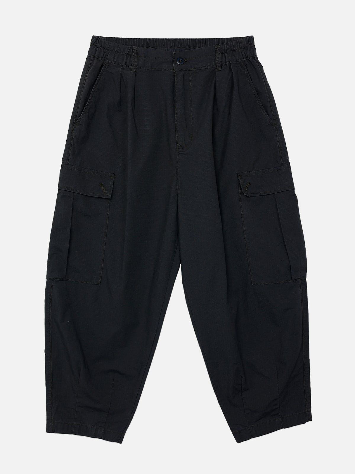 Eprezzy® - Solid Large Pocket Pants Streetwear Fashion - eprezzy.com