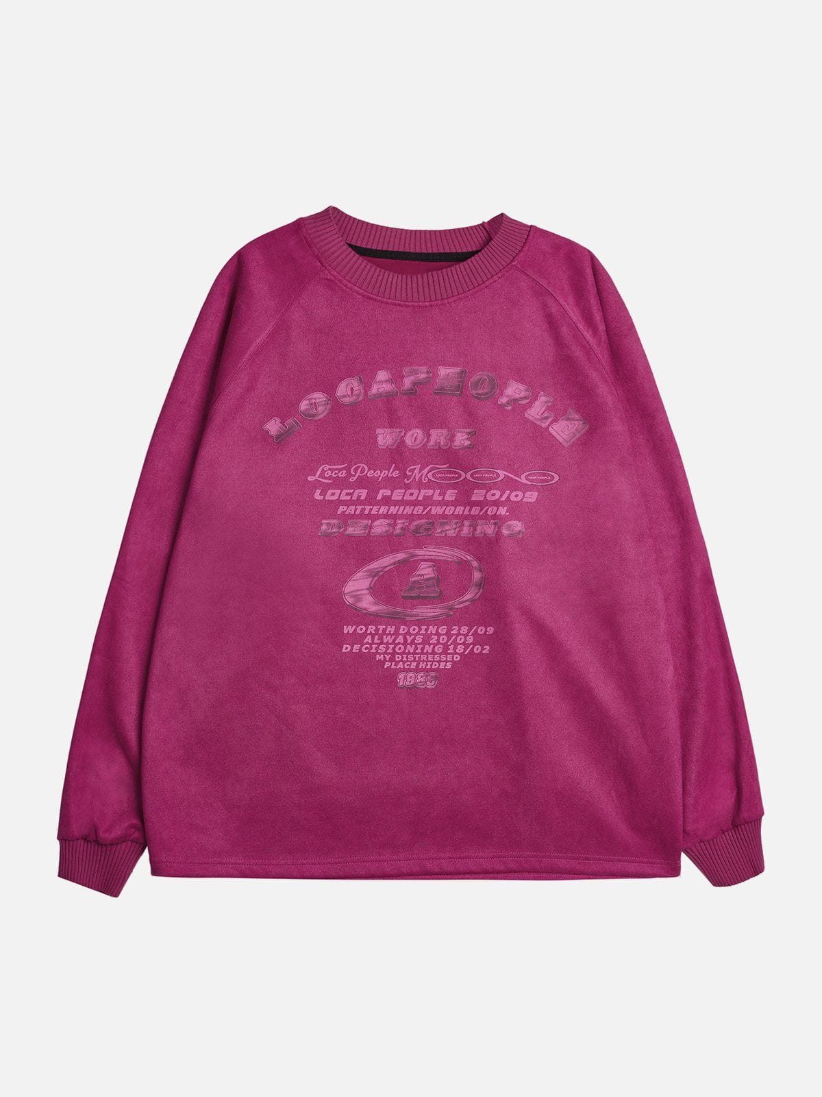 Eprezzy® - Solid Plastisol Printing Sweatshirt Streetwear Fashion - eprezzy.com