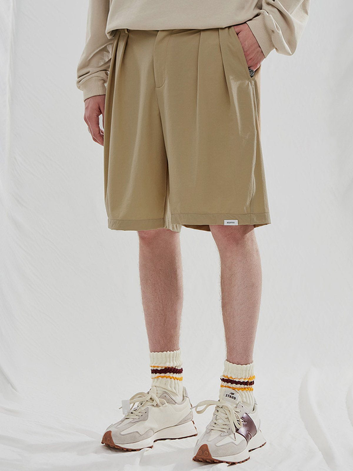 Eprezzy® - Solid Suit Shorts Streetwear Fashion - eprezzy.com
